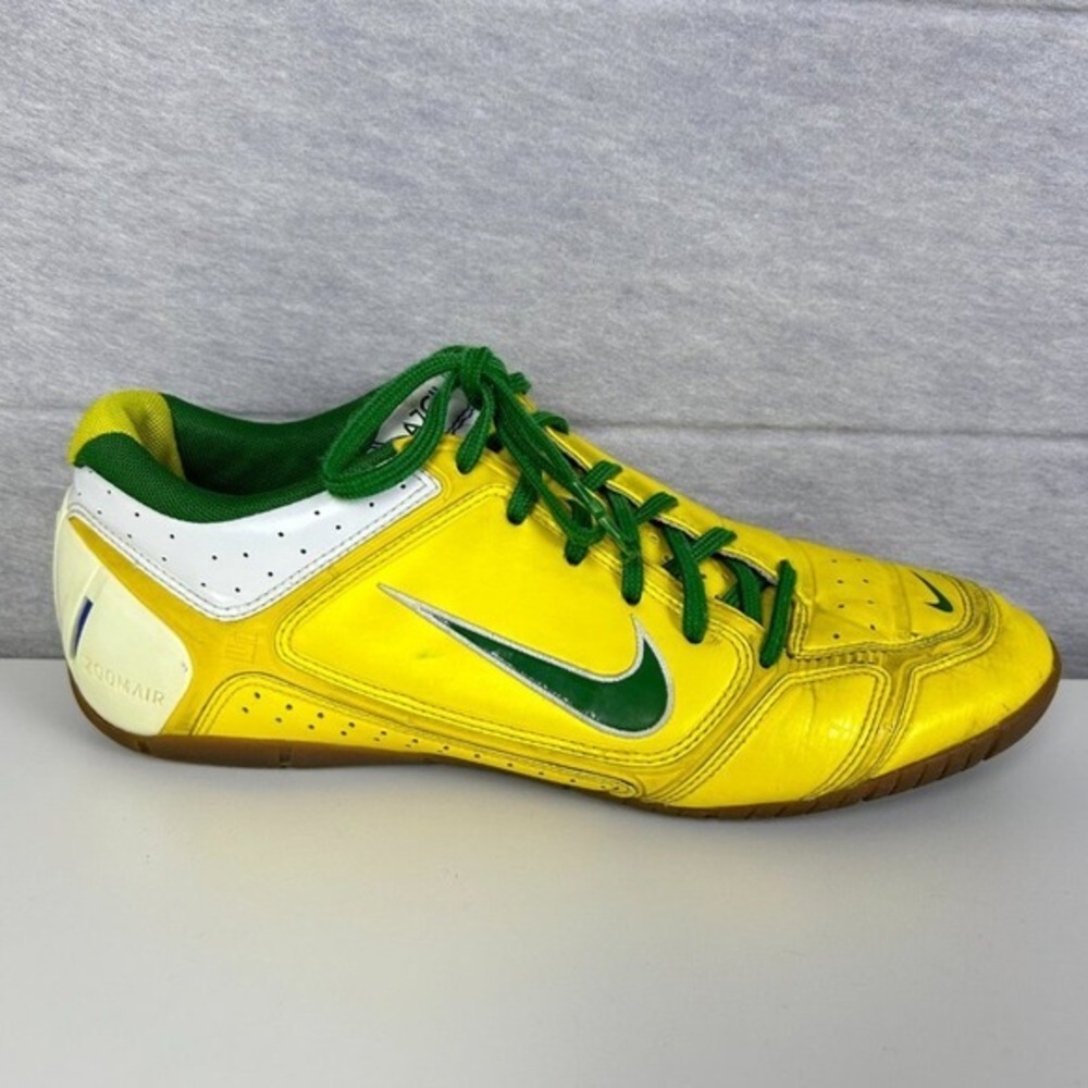 Nike Air Zoom Total 90 II AZT2 Indoor Soccer Shoes‎ Yellow Green SZ 10